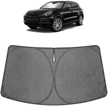 Proadsy Custom Fit Car Windshield Sun Shade for 2019-2026 Porsche Cayenne by Proadsy
