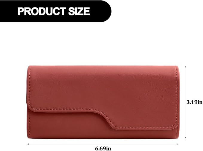 Sunglass Holder for Car Visor, Eyeglass Storage Case (Red) | Vehicle Eyeglass Hanger Protective Storage Case, Automotive Interior Sun Visor Glasses Organizer Box, Universal Fit - Image 2