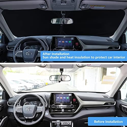 Windshield Sun Shade Car Sunshade Accessories for Toyota 4Runner 2026-2010 - Image 5