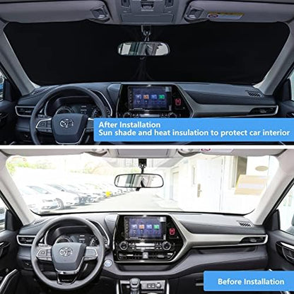 Windshield Sun Shade Car Sunshade Accessories for Toyota 4Runner 2026-2010 - Image 5