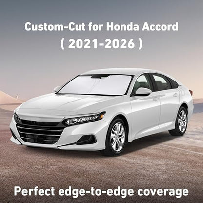 EcoNour Windshield Sunshade Compatible for Honda Accord 2018-2020 2021 2022 - Image 2