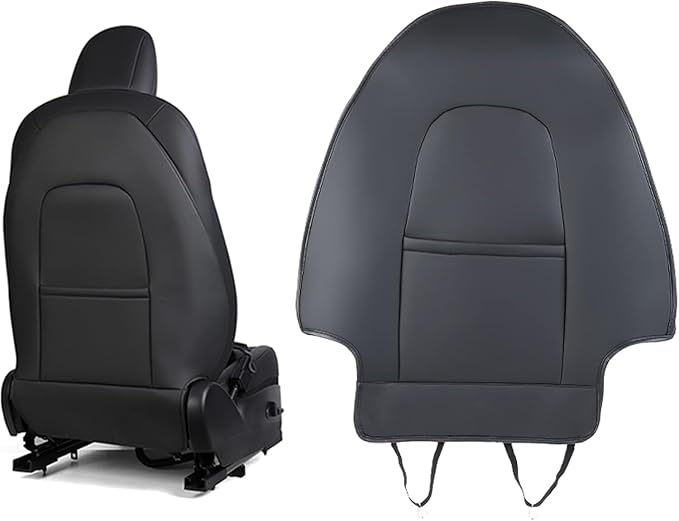 for Tesla Model Y 3 S X (Juniper & Highland Included) Seat Back Kick Protectors for Kids Kick Mats Leather Back Seat Cover Protect from Mud, Stains, Scratches, Set of 2 for Tesla Accessories - Image 7