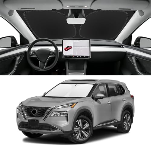 Custom Fit Windshield Sun Shade for Nissan Rogue 2021-2026 by SLOGENTO