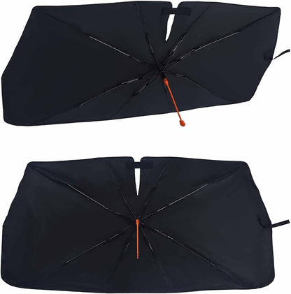 Funny Squirrel Car Windshield Sun Shade Umbrella Automotive Windshield Sunshade Foldable Front Car Accessories Interior Decor to Keep Vehicle Cool for Most Vehicles 57'' X 30'' - Image 7