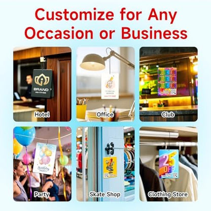 Bulk Custom Car Air Fresheners with Logo or QR Code - Image 4