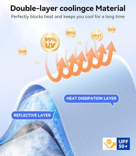 Nmoiss Windshield Sun Shade Umbrella for BMW - [Vinyl Coating Heat Shield] Protect Car from Sun Rays & Heat Damage Keep Cool and Protect Interior - Image 3