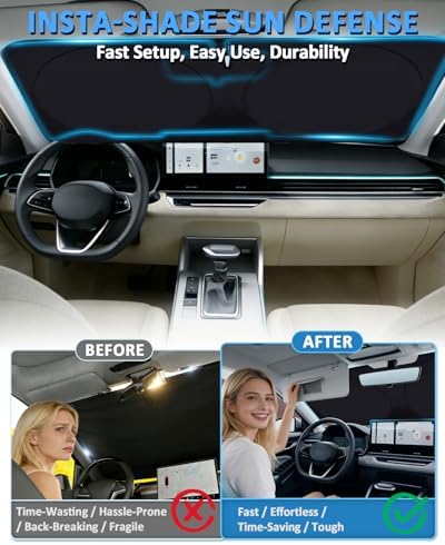 Sunshade Windshield Sun Shade for 2013-2021 Land Rover Range Rover - Image 3
