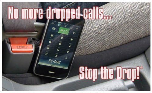 Drop Stop – 2 Original Car Seat Gap Fillers (Shark Tank) + Dash Pad + Light | Car Accessories for Men & Women, Between Seats Console Organizer, Patented, As Seen On Shark Tank - Image 6