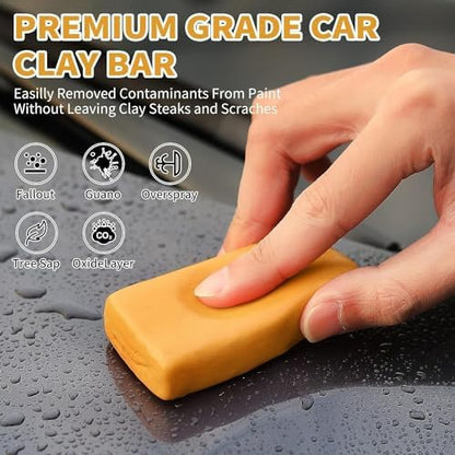 Wontolf Complete Clay Bar Kit, Car Detailing Kit for Car - Image 2