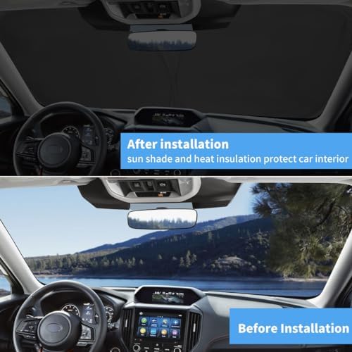 Windshield Sun Shade Car Sunshade Accessories Fit Subaru Forester 2026-2019 - Image 3