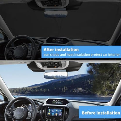 Windshield Sun Shade Car Sunshade Accessories Fit Subaru Forester 2026-2019 - Image 3