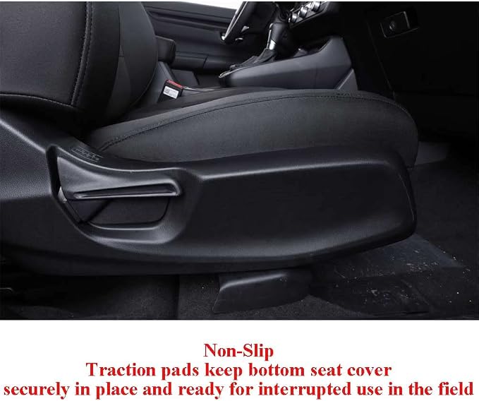 EKR Car Seat Covers for Honda HRV 2019-2022,Neoprene Full Set | Custom Fit for Honda HRV Sport/EX/EXL/Touring 2019-2022 Full Wrap,Waterproof Pet-resistant,Neoprene(Black) - Image 2