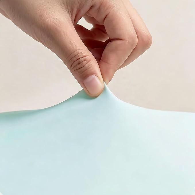 Lumbar Support Pillow Summer Soft Latex Lower Back Cushion for Car Seat | Work From Home Essentials, Cooling Slim Nap Pillow, Chair Recliner Waist Relief, Memory Foam Office Accessories, Light Blue - Image 6