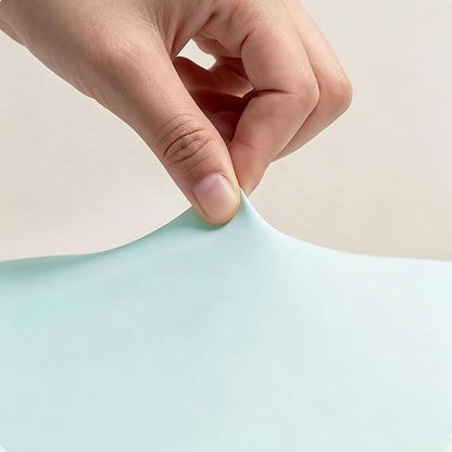 Lumbar Support Pillow Summer Soft Latex Lower Back Cushion for Car Seat | Work From Home Essentials, Cooling Slim Nap Pillow, Chair Recliner Waist Relief, Memory Foam Office Accessories, Light Blue - Image 6