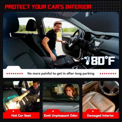 Windshield Sun Shade for Toyota FJ Cruiser 2007-2014 - Image 4