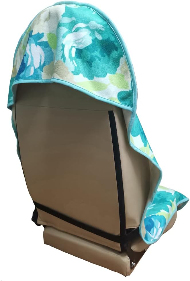 Car Seat Cover Protector Front Seats,for Gym Workout,Running,Swimming,Beach and Hiking,Waterproof Sweat Towel Bucket Seat Covers for Cars SUV Trucks (Chrysanthemum, 2Pcs) - Image 2