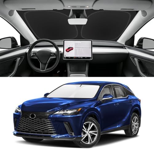 Custom Fit Windshield Sun Shade for Lexus RX 2023-2026 by SLOGENTO