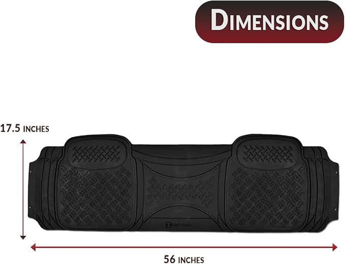 Zento Deals Car Floor Mat -Heavy Duty Weather Protection Mats (Black - 1pcs Car Diamond Floor Mat) - Image 5
