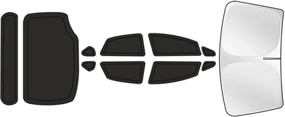 for Toyota Prius 2010-2015 Car Window Shades, 11Pcs Full Window Covers | Privacy Sun Shade Set for Front Windshield Side and Rear Windows, Keeps Vehicle Cool for Camping Napping by MakeLifeBetter