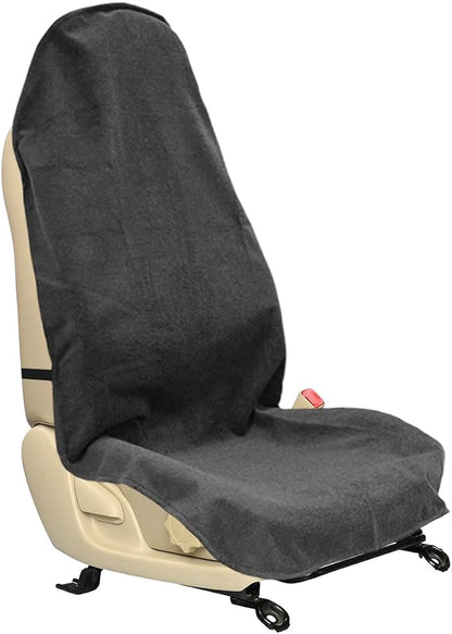 ZIMISI Waterproof Car Seat Cover Towel, Non-Slip Car Seat Protector for Gym Workouts, Running, Swimming, Beach & Hiking, Universal Sweat Towel Cloth for Cars, SUVs, Trucks (Black) by Unknown