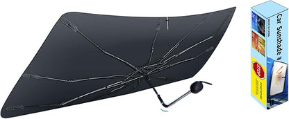 Custom-Fit for Infiniti Windshield Sun Shade Umbrella,Protect Car from Sun Rays,Foldable Car Umbrella Sunshade Cover with 360° Bendable Handle,Designed for Infiniti Accessories (for Infiniti FX) by piegieqie