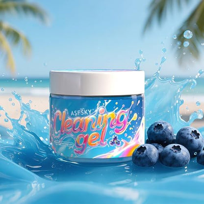 ASFSKY Car Cleaning Gel Cleaning Putty Universal Cleaning Gel Blueberry - Image 2