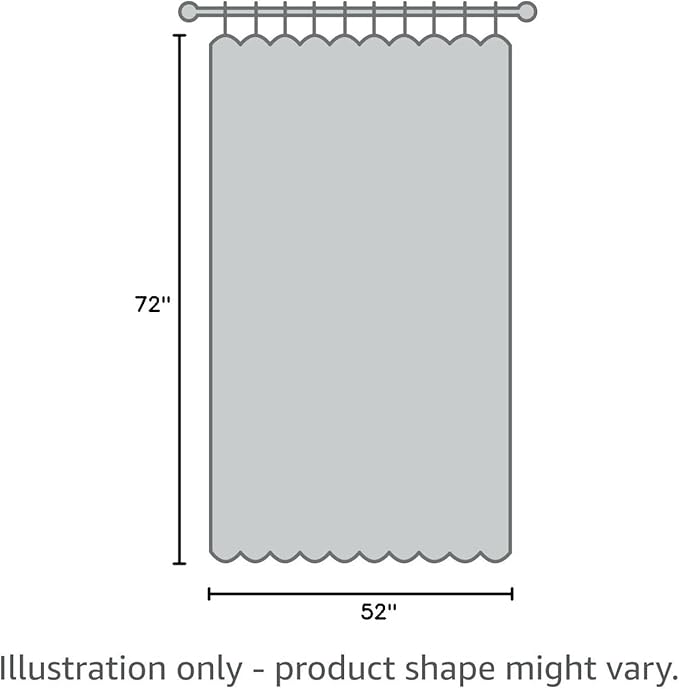 RYB HOME Sheer Curtains 72 inches Long for Bedroom | Linen Textured, Semi Sheer, Window Backdrop Curtains, Light Filtering Privacy Drapes, Stone Blue, W52 x L72, 2 Panels - Image 7