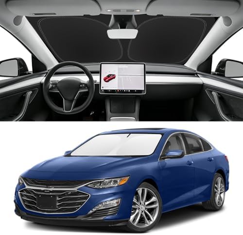 Custom Fit Windshield Sun Shade for Chevy Malibu 2016-2025 by SLOGENTO