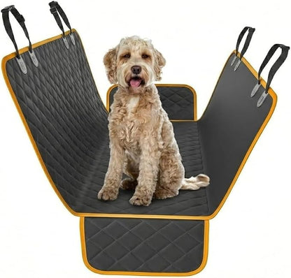 Orange XL Dog Car Hammock Back Seat Cover, Waterproof Backseat Cover Protector for Truck Bench Rear of Sedans or SUVs, Essential Pet Supplies Vacuum or Wipe Clean, Machine Washable by ActivePets