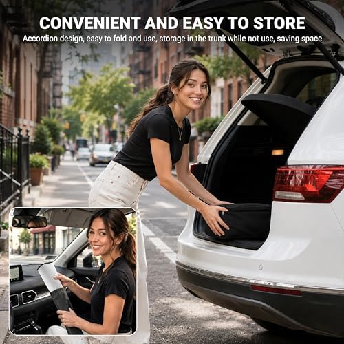 EcoNour Foldable Sun Shade Fit for Ford F150 2021-2024 2025 2026 - Image 7