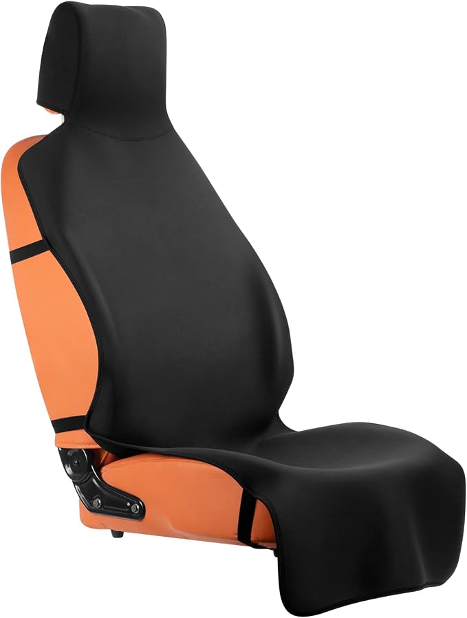seceles Car Seat Sweat Protector Neoprene Waterproof Car Seat Cover Towel, Auto Seat Covers for Cars Front Seats Trunks Post Gym Workout Running Swimming Beach Hiking 1PC (61 x 51.3 in) by SECELES