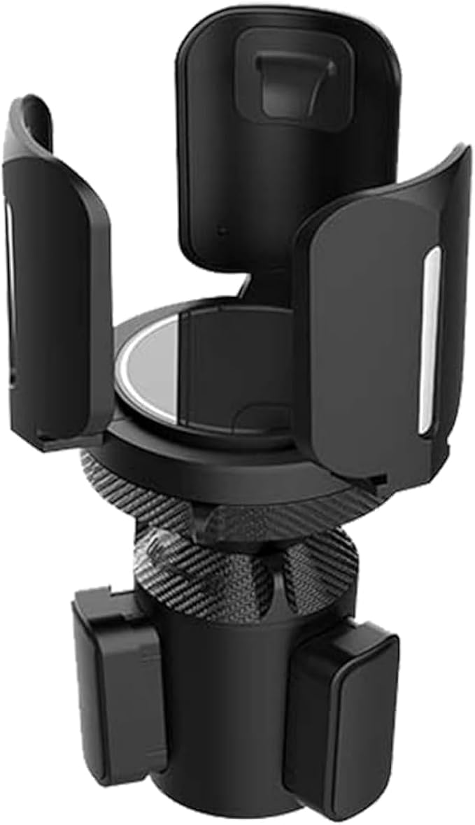 Car Cup Holder Expander, Cup Holder Extender Adapter with Expandable Arm and Offset Adjustable Base by Nileux
