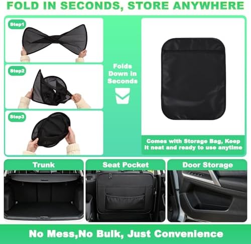 F150 Window Shades 2015-2020, Rear Window Mesh, 1PC - Image 7
