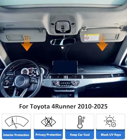 Windshield Sun Shade for Toyota 4Runner 2010-2025 Accessories - Image 2
