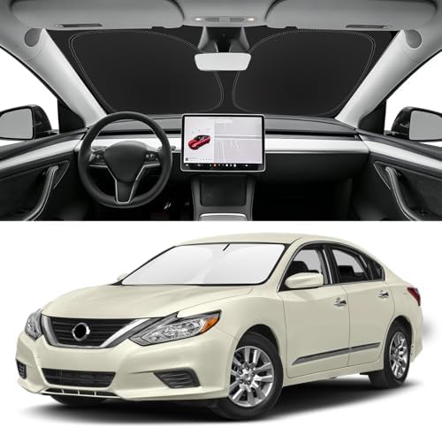 Custom Fit Windshield Sun Shade for Nissan Altima 2007-2018 by SLOGENTO