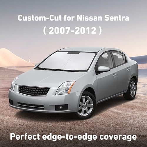 EcoNour Windshield Sunshade Compatible for Nissan Sentra 2007-2011 2012 - Image 2