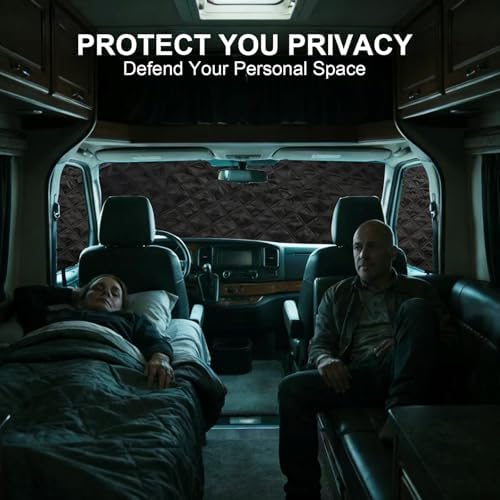RV Windshield Cover for Mercedes Sprinter Van 2007-2026 All-Weather Sunshade for Blackout Privacy, Waterproof and Durable - Image 5