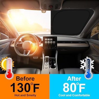 Custom Fit Windshield Sun Shade for Ford Explorer 2020-2026 - Image 3