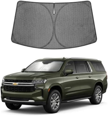 Proadsy Custom Fit Car Windshield Sun Shade for 2021-2026 Chevy Suburban by Proadsy