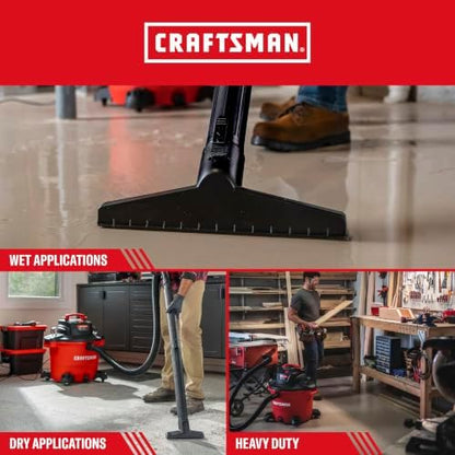 CRAFTSMAN CMXEVBE17595 16 Gallon 6.5 Peak HP Wet Dry Shop Vacuum - Image 4