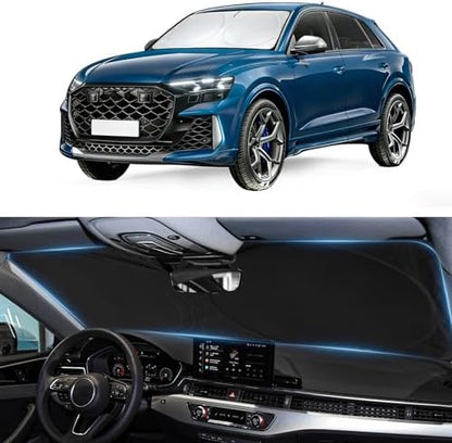 Sun Shade for Audi Q8 2019-2023 2024 2025 2026 Windshield Sunshade by BOODANCARS