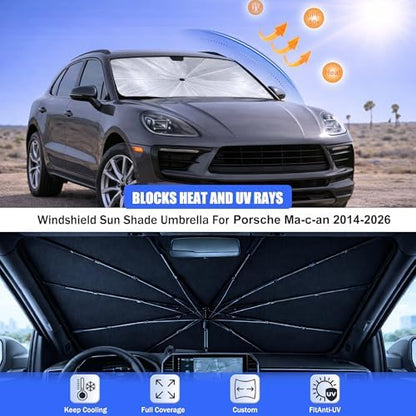 Car Windshield Sun Shade Umbrella for Porsche Macan 2014-2026 - Image 3