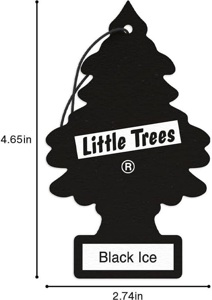 Little-Trees Black Ice Little Tree Air Freshener- 24 Pack - Image 7