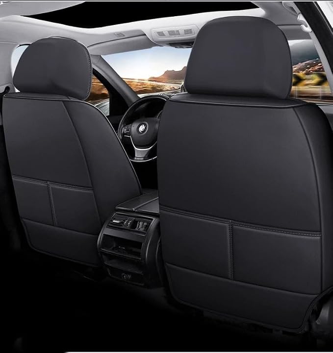for car seat Covers Non-Slip （E.g, for Tesl,for Mercedes-Benz,for BMW,for Audi, for Ford, for Honda, for Nissan,for Toyota,for Chevrolet,for Jeep.. (Black Red (Front Row)) - Image 2