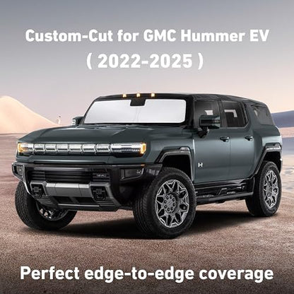EcoNour Windshield Sunshade Compatible for GMC Hummer EV 2022-2024 2025 - Image 2