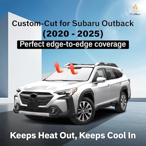 EcoNour Windshield Sunshade Compatible for Subaru Outback 2020-2024 2025 - Image 2