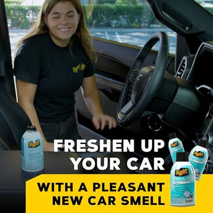 Meguiar’s Whole Car Air Refresher Odor Fighting MIst, New Car Scent, 2 Oz - Image 2