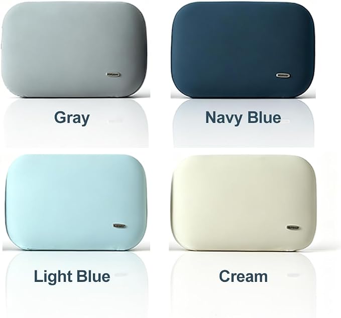 Summer Car Lumbar Support Pillow Cool Soft Latex Lower Back Cushion Thin | Work From Home Essentials, Slim for Auto Seat Office Nap, Chair Recliner Pain Relief, Office Accessories, Memory Foam, Gray - Image 7