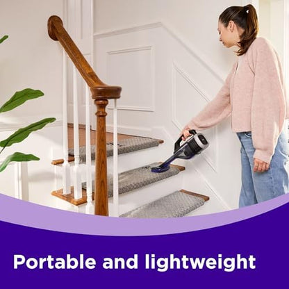 BLACK+DECKER dustbuster Reveal Pet Hair Vacuum, Hand Held Vacuum Cordless Portable for Home and Car, Rechargeable, LED Light, Powerful Suction, Includes Pet Brush and Crevice Tool (HLVD320BP07) - Image 6