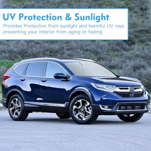 Windshield Sun Shade Car Sunshade Accessories Fit 2023-2026 Honda CRV - Image 6